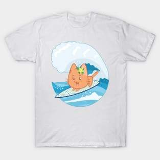 Soft and cute surfer. T-Shirt